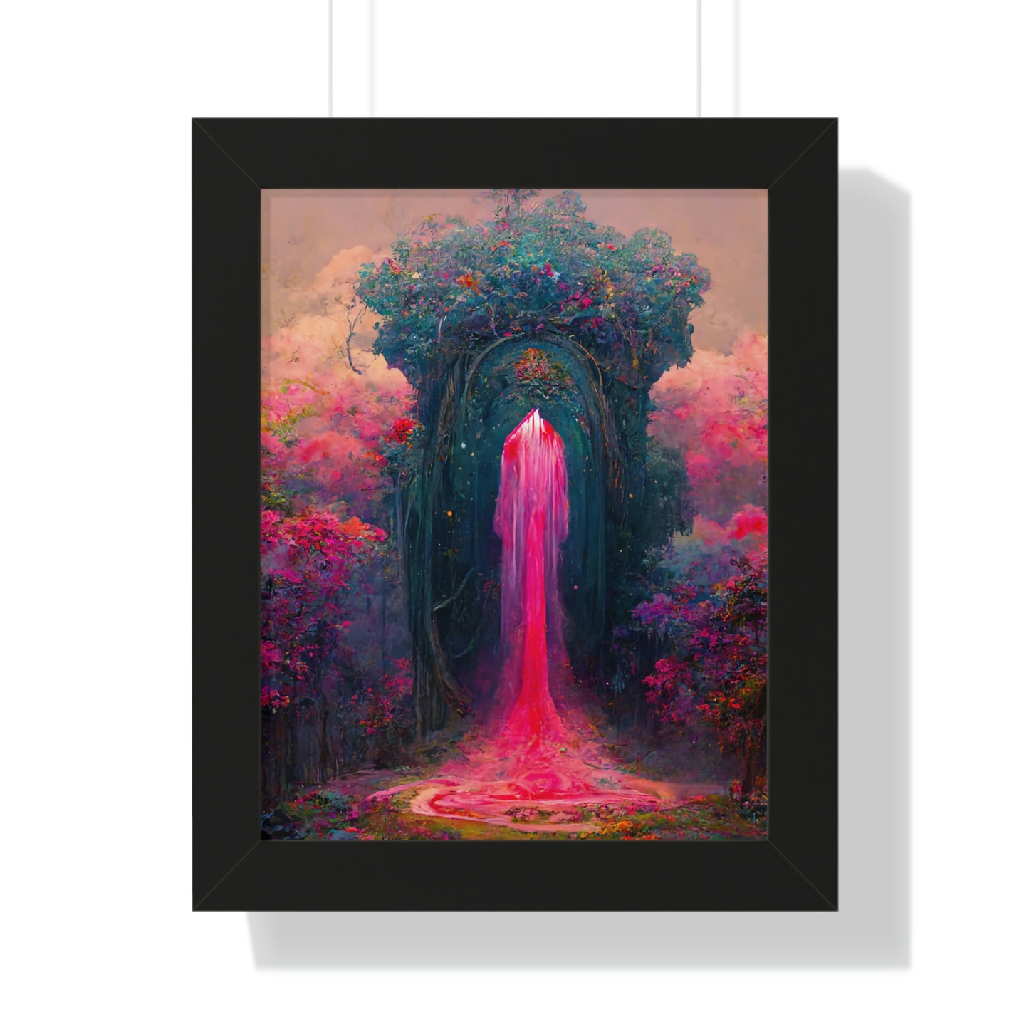 Pure Paradise - Framed Vertical Poster