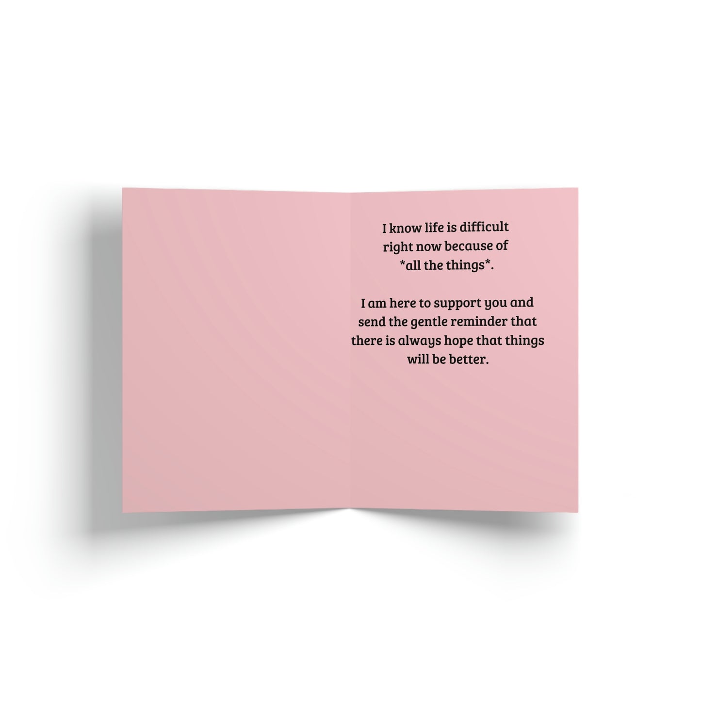 Dis Tew Much -  Show Your Support  - Uncommon Greeting Cards for Common Occasions