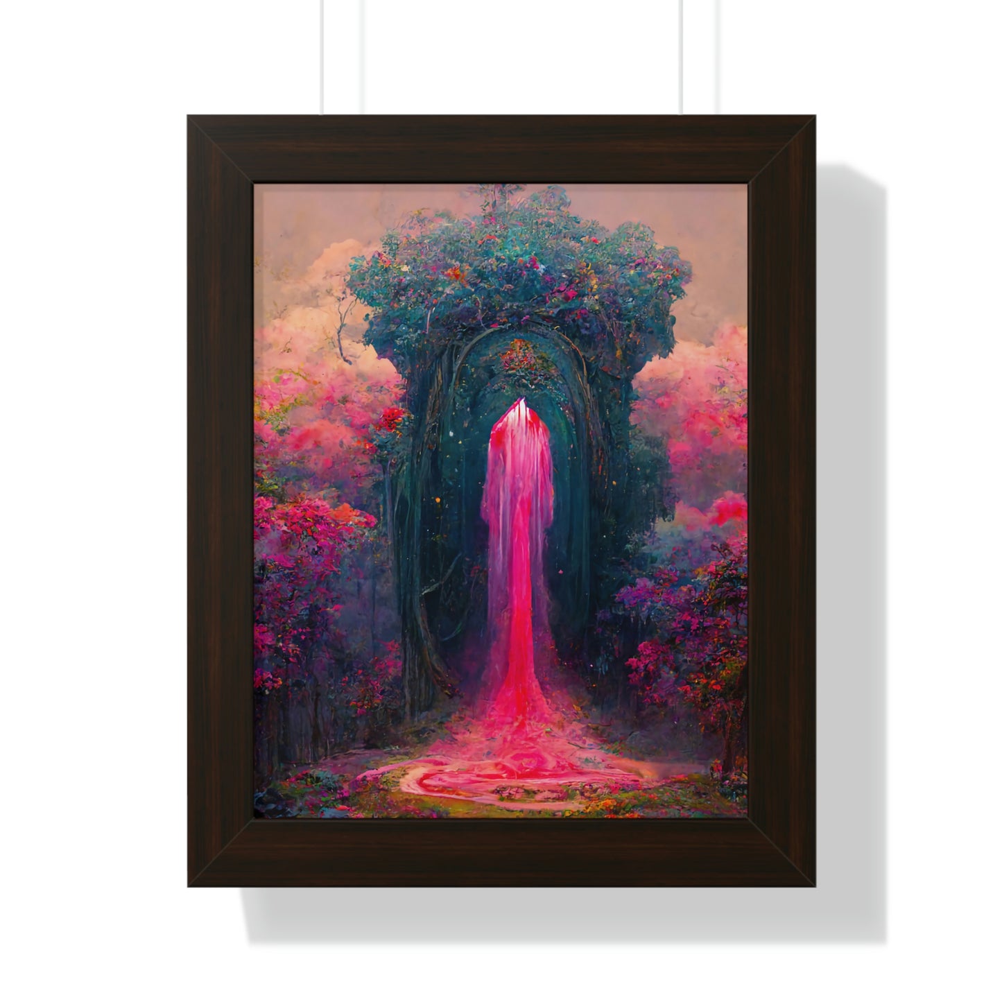 Pure Paradise - Framed Vertical Poster